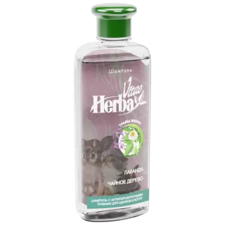 Herba Vitae шампунь антипаразитарный д/кошек 250мл (лаванда, чабрец и чайное дерево)