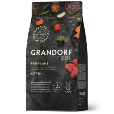 Grandorf FRESH Корм сухой для котят Мясо Ягненка с Бататом 2 кг