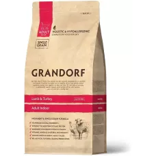 Grandorf Cat Indoor корм для взрослых кошек Ягненок и индейка, 2 кг