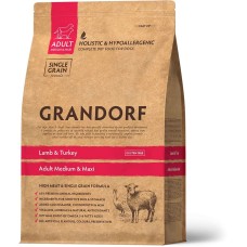 GRANDORF DOG MED&MAXI Lamb&Turkey для собак средних и крупных пород Ягненок Индейка 10кг