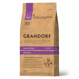 GRANDORF DOG Lamb&Turkey MAXI (ягнёнок с индейкой для собак крупных пород) (10 кг)