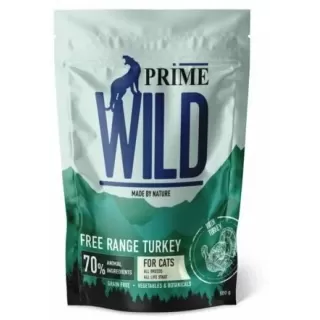 PRIME WILD GF FREE RANGE Сухой корм для кошек и котят, с индейкой 2кг